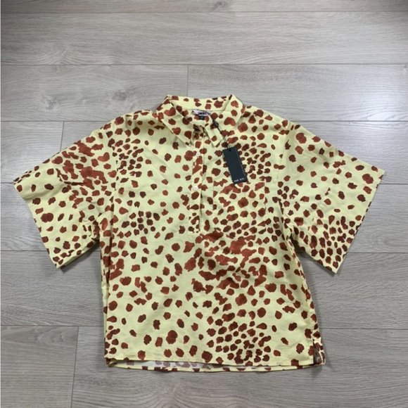 The Kit Java Spot Boxy Cotton Shirt - Picture 4 of 12